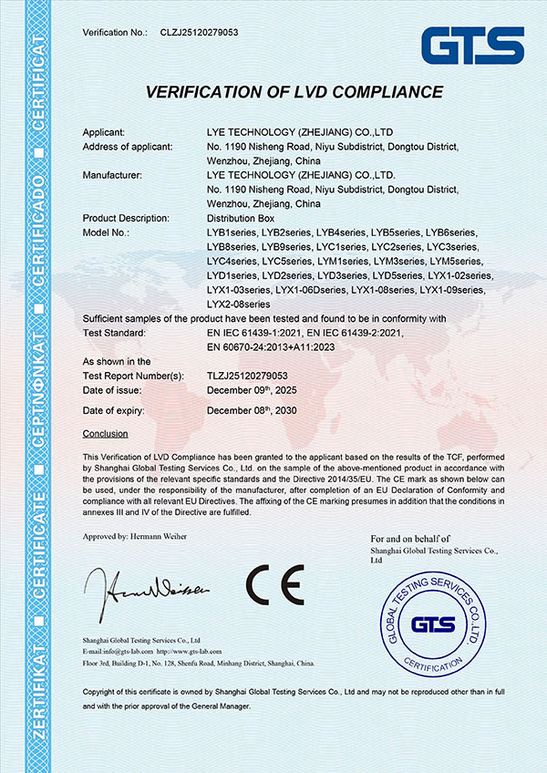 CE Certificate